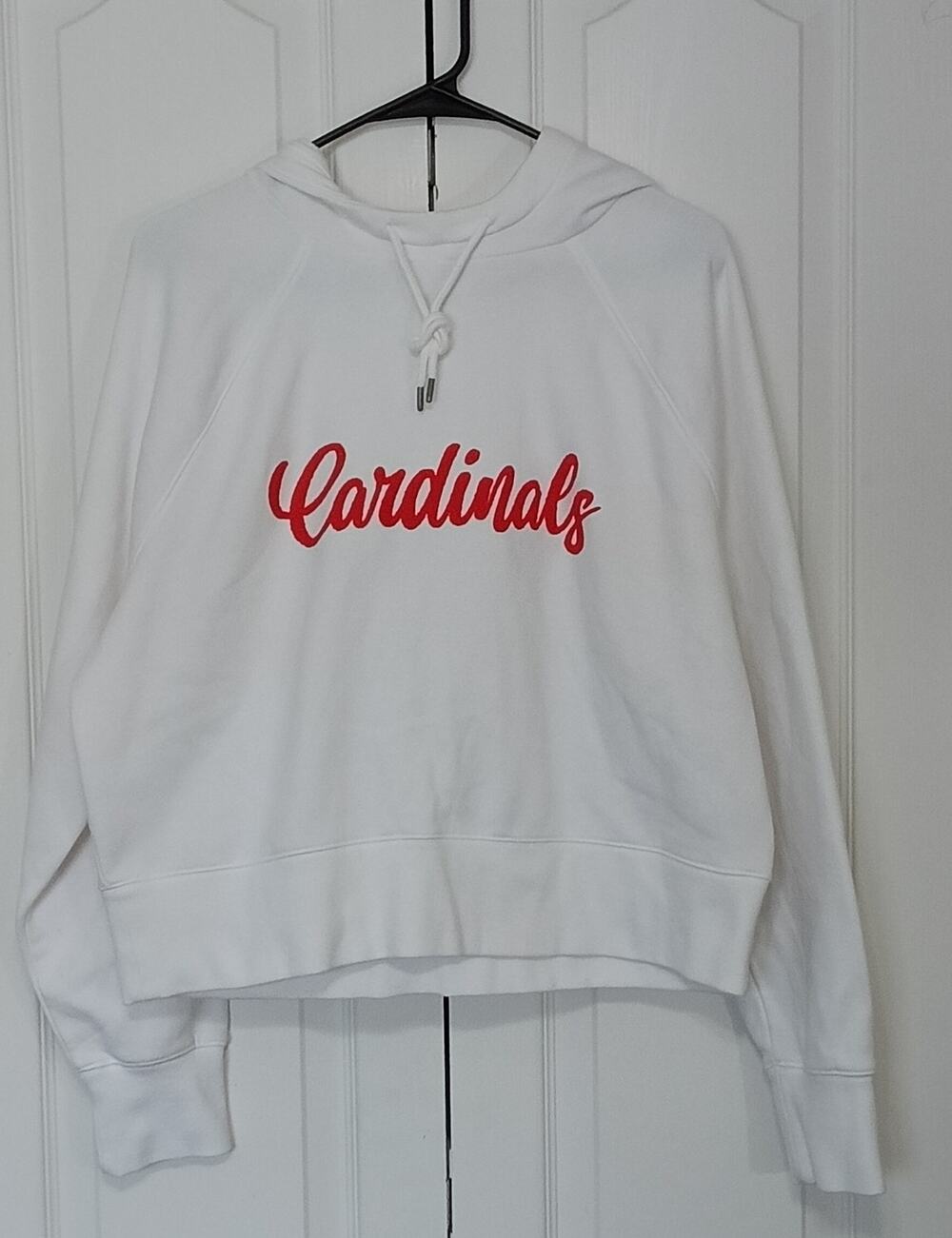 Universal Thread White Hoodie • Cardinals Script Logo • Size XL
